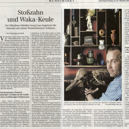 Süddeutsche Zeitung Okcober 12./13. 2013